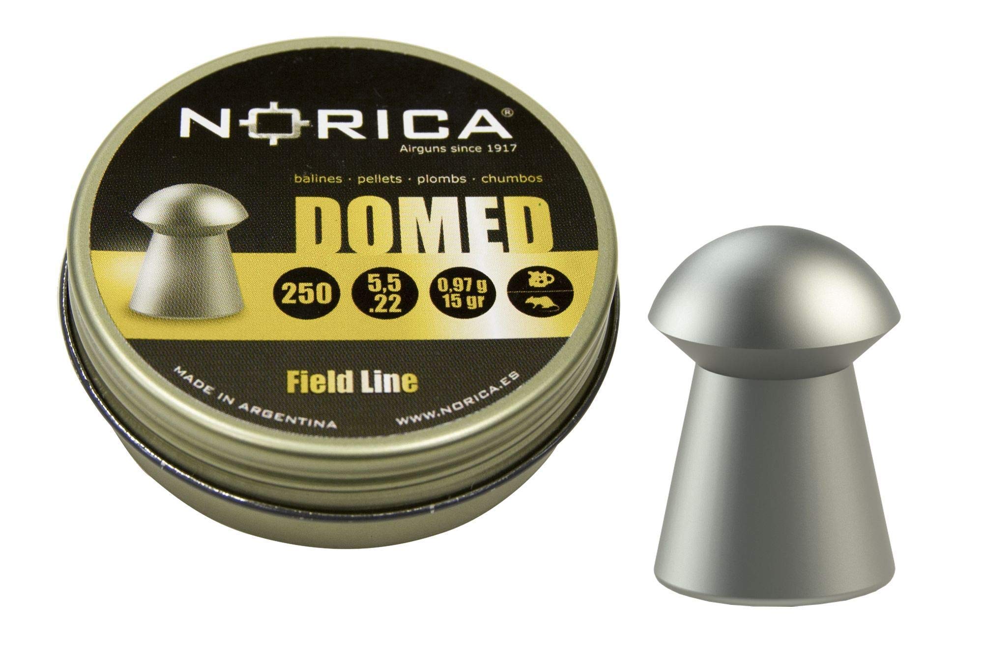 NORICA Domed Air Gun Pellets .22 Qty 250 L394