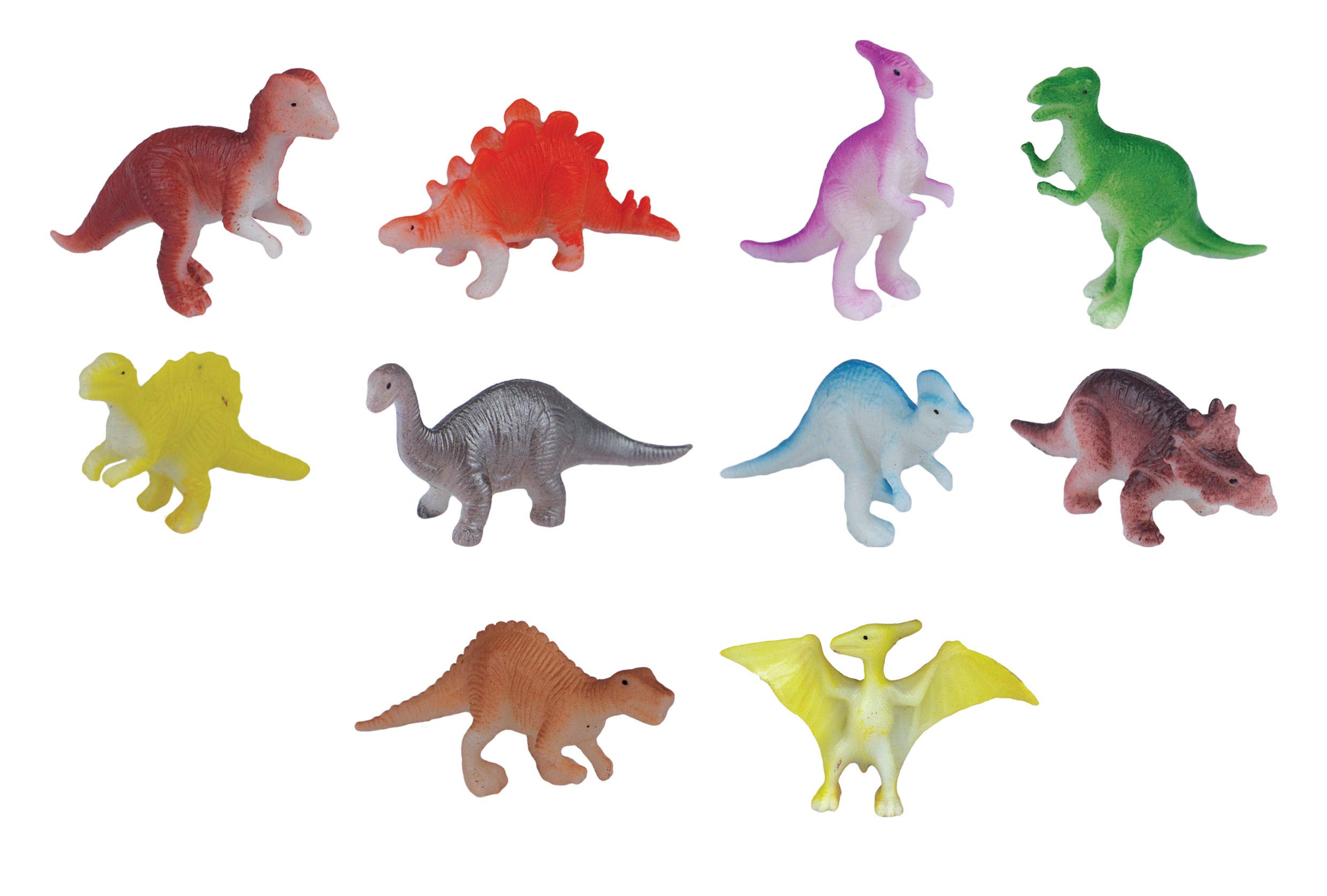 12 Mini Dinosaur Toys / Gift Favours / Childrens Kids Party Bag Fillers