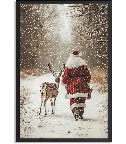 Amazon.com: Merry Christmas Santa by Vintage Apple Collection