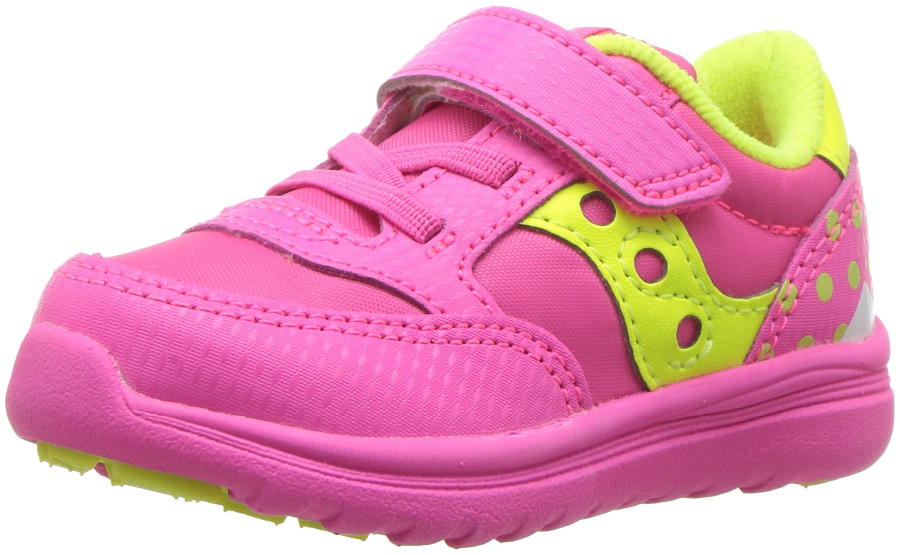 Saucony Baby Jazz Lite Sneaker, Pink Monster, 12 W