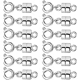 Ofiuny Magnetic Clasps for Necklaces Strong Magnetic Necklace Clasps and Closures, 14K Gold and Silver Bracelet Converter for Women