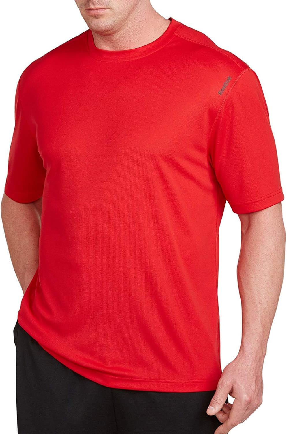 Reebok Big and Tall Play Dry Tech TShirt (3XTall, Red