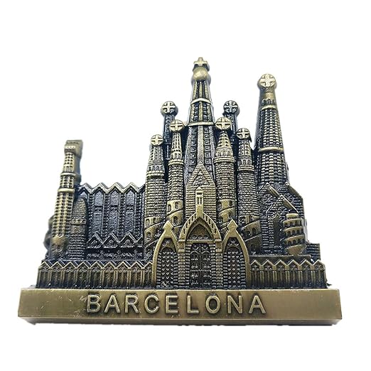 Hqiyaols Souvenir Barcelona España Refrigerador 3D Imán de Nevera ...