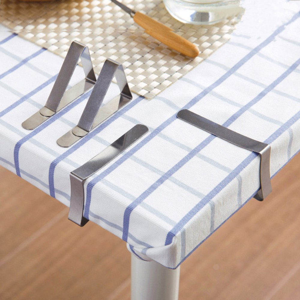 Stainless Steel Table Cloth Holders Picnic Table Cover Clamps For