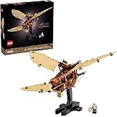 LEGO Icons Leonardo da Vinci's Flying Machine DIY Kit - Ornithopter Building Set for Adults, Ages 18+ - Craft for Home or Off