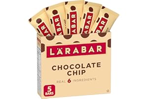 Lärabar Special Edition Chocolate Chip, Fruit and Nut Energy Bar, Pack of 5 Bars