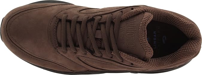 brown walking shoes