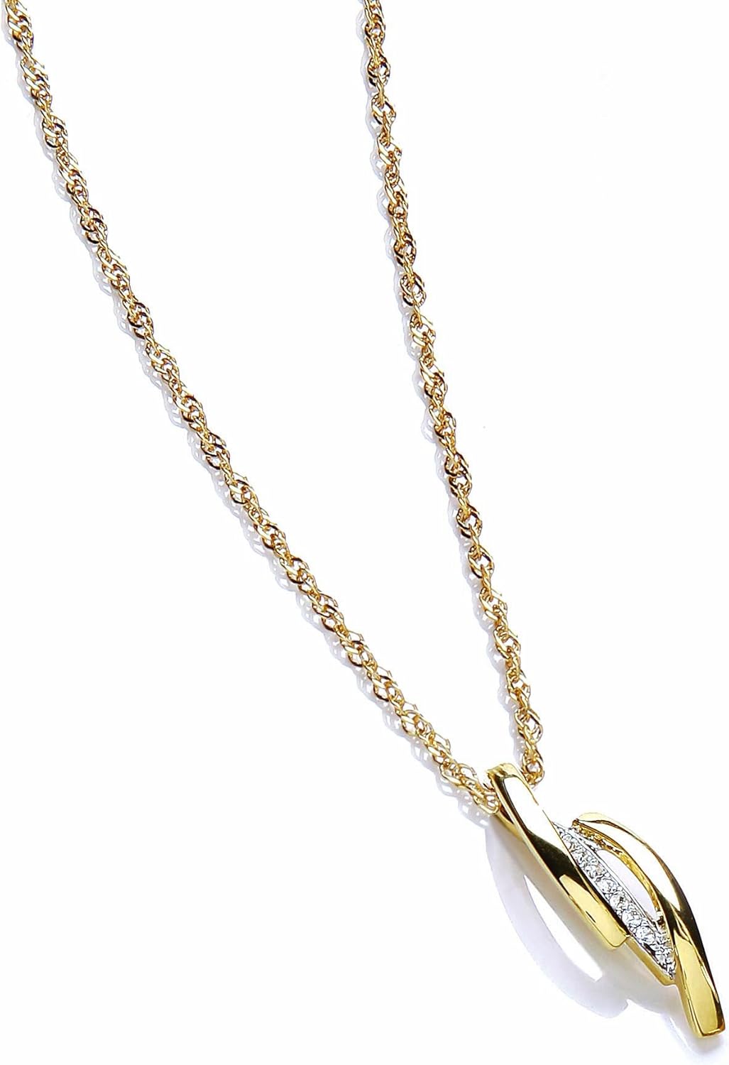 Buckley Two Tone Strand Pendant of length 46.5cm Fashion
