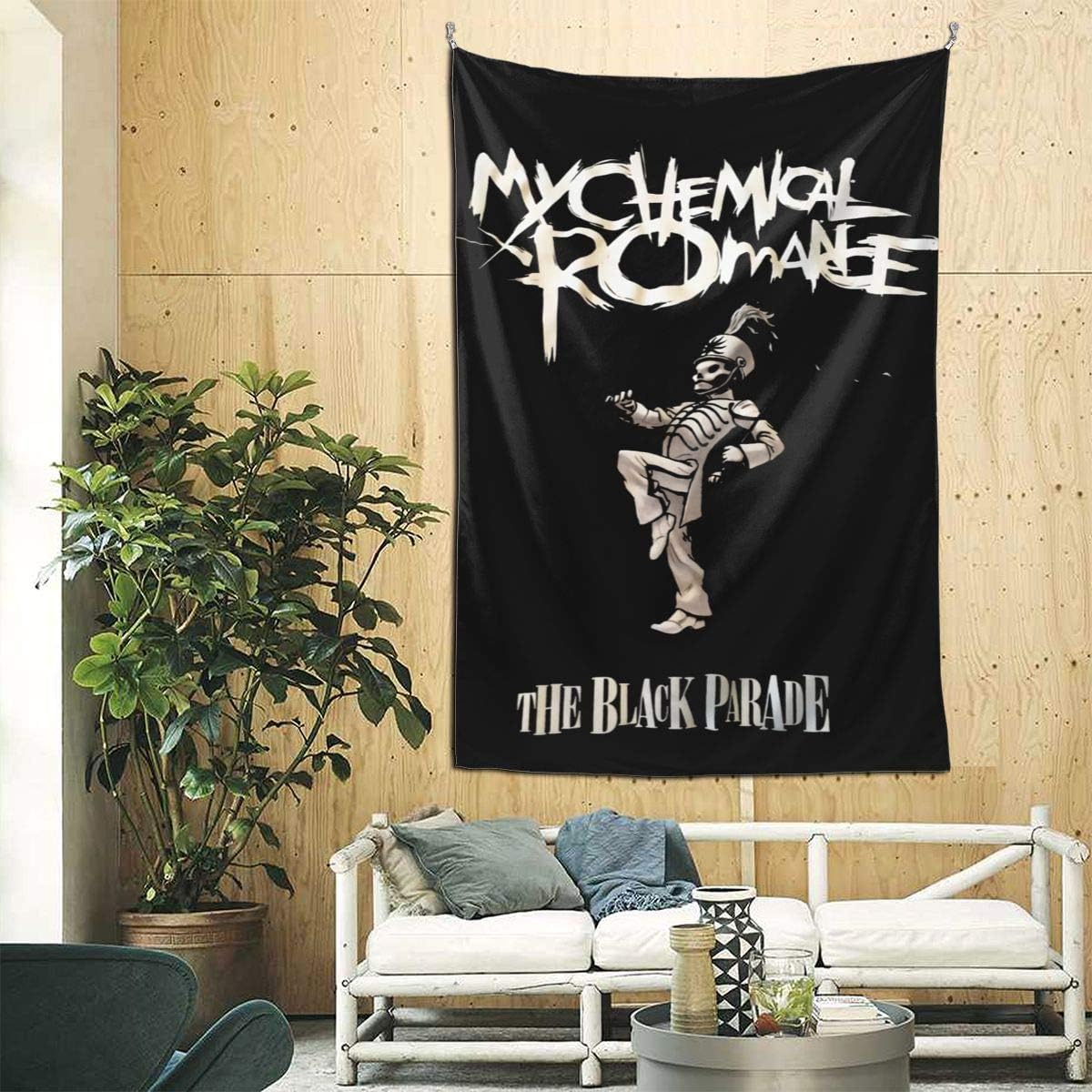 YYTEBBBX My Chemical Romance Tapestry, Galaxy Tapestries Wall Hanging For Bedroom Living Room Dorm Wall Decor, 90 * 60inch