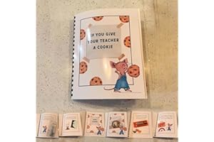 SIL VFR If You Give Your Teacher a Cookie Book,Teacher Gifts，Teacher Appreciation Gift Book,Teacher Gift Card Book,Best Teacher Appreciation Gifts (1pcs)