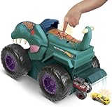 Hot Wheels Monster Trucks Car Chompin Mega Wrex Giant Vehicle & Car view 5