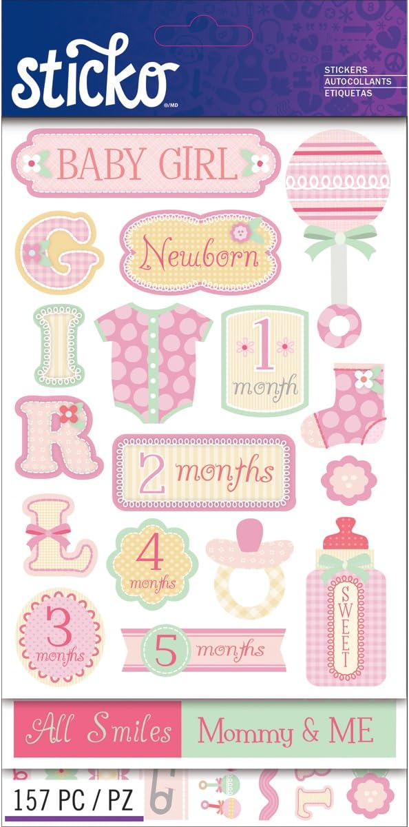 Sticko Flip Pack, Baby Girl