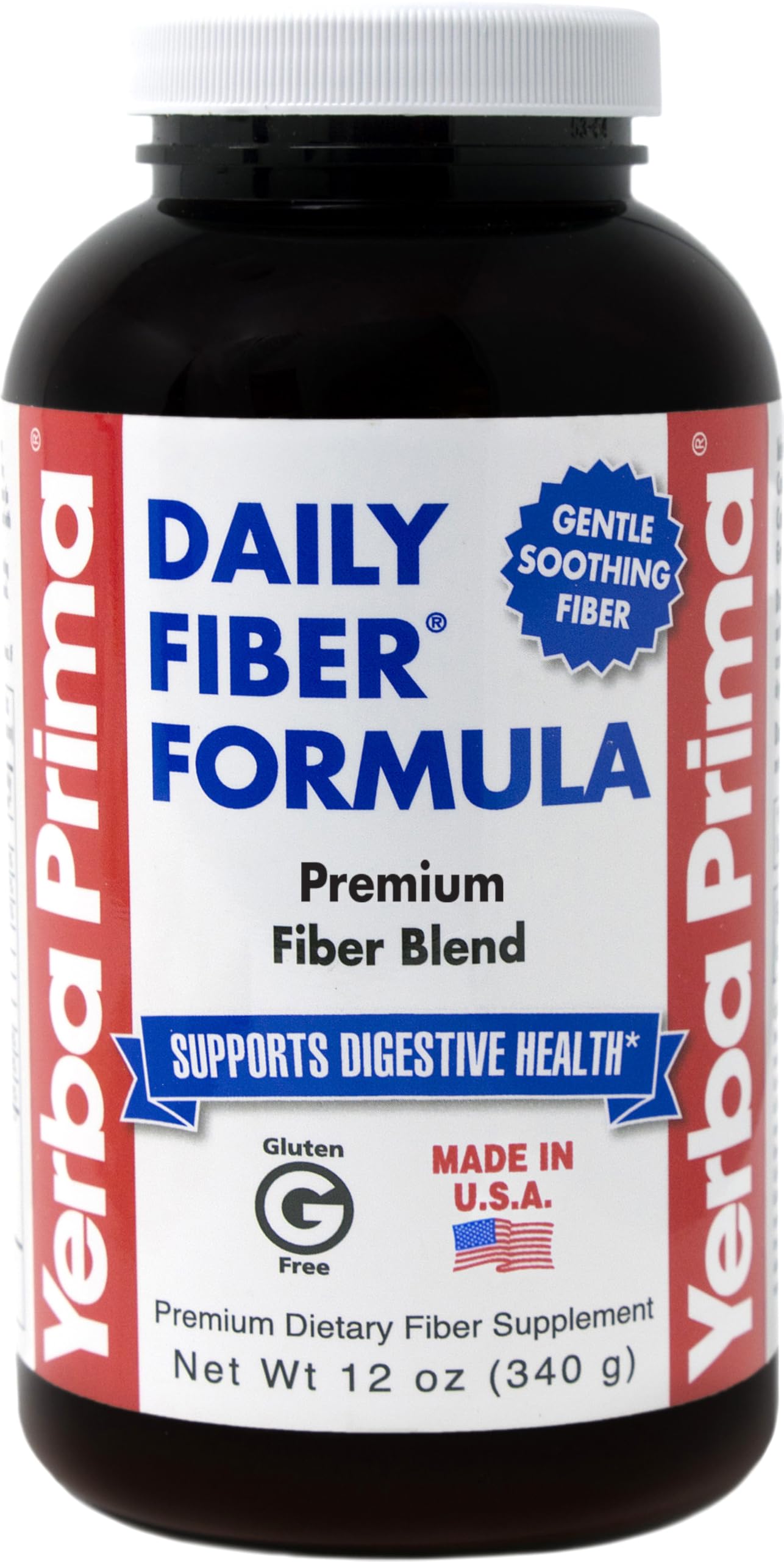 Yerba Prima Botanicals - Daily Fiber Formula, 12 oz powder