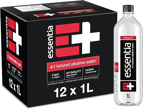 Essentia agua potable ionizada, pH 9.5 — Agua y aguas con gas