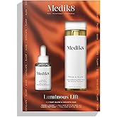 Medik8 Luminous Lift Kit - Face Toner for Women and Men - Peptide Face Serum - Age-Defying Serum - Hydrating Toner for Refreshed Skin - 2 pc