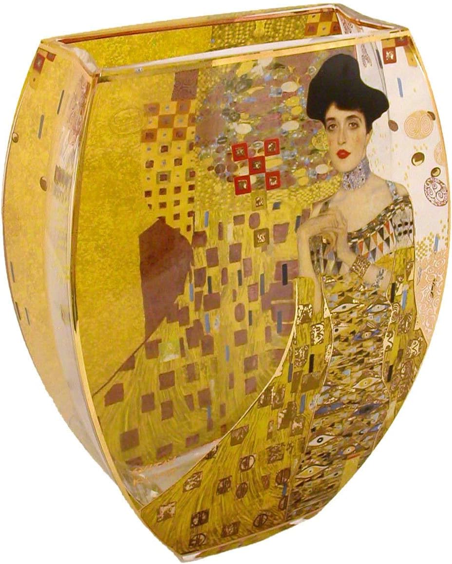 Gustav Klimt Adele Bloch Bauer 26.5cm Glass Vase Amazon.co.uk Kitchen