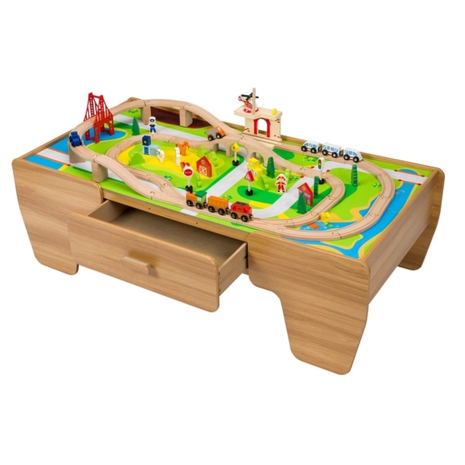 chad valley wooden train set