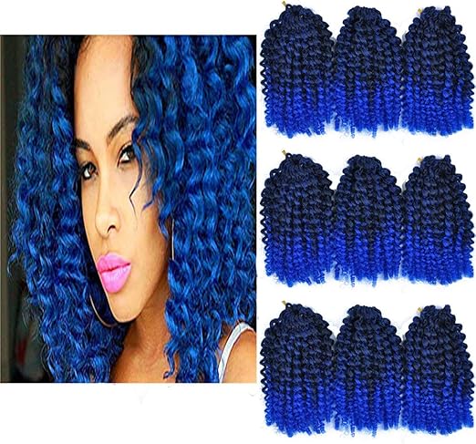 Amazon Com Mychanson 8inch Afro Kinky Curly Mali Bob Crochet