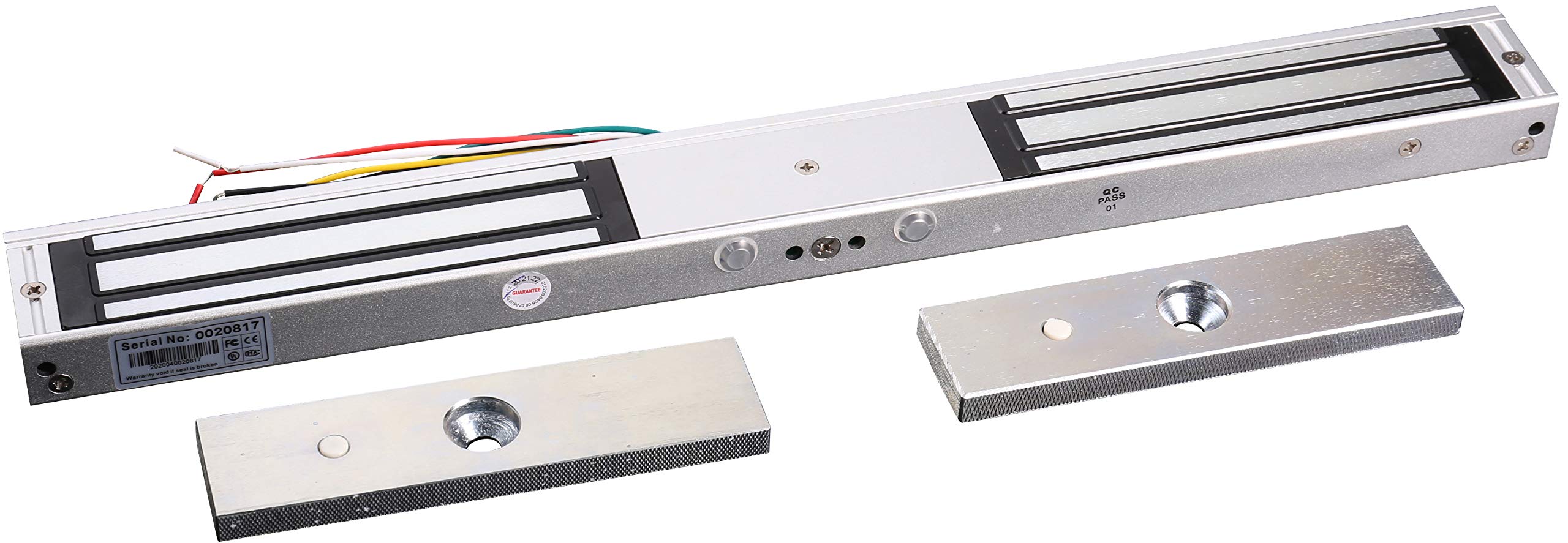 UHPPOTE 2 Door 180Kg 350lbs Force Electric Magnetic Lock NC Mode for Double Door