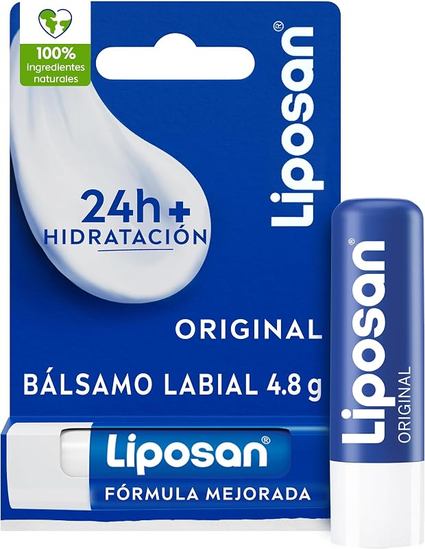 Original (1 x 4,8 g), bálsamo labial de cuidados intensivos, cacau labial de textura leve, bálsamo hidratante para lábios macios e suaves