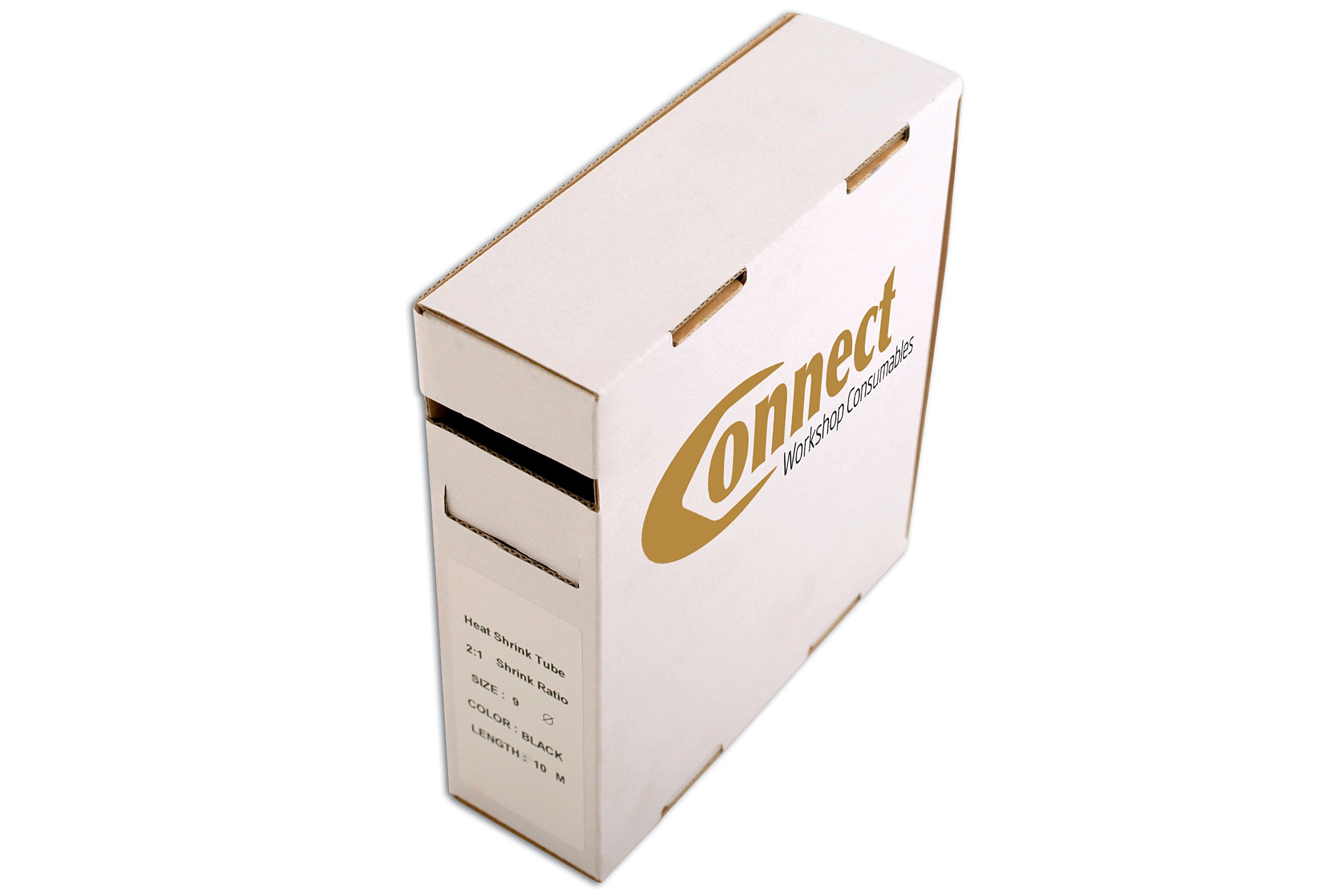 Connect 30387 Black Heat Shrink Tubing 6.0mm Box 10m