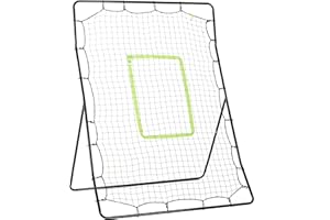 Soozier Volleyball Rebounder Net with Strike Zone, Pitch Bounce Back Net for Baseball, Softball, Soccer, Lacrosse, Sports Pra