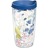 Tervis Kelly Ventura Valley Bright Made in USA Double Walled Insulated Tumbler Travel Cup Keeps Drinks Cold & Hot, 16oz, Classic