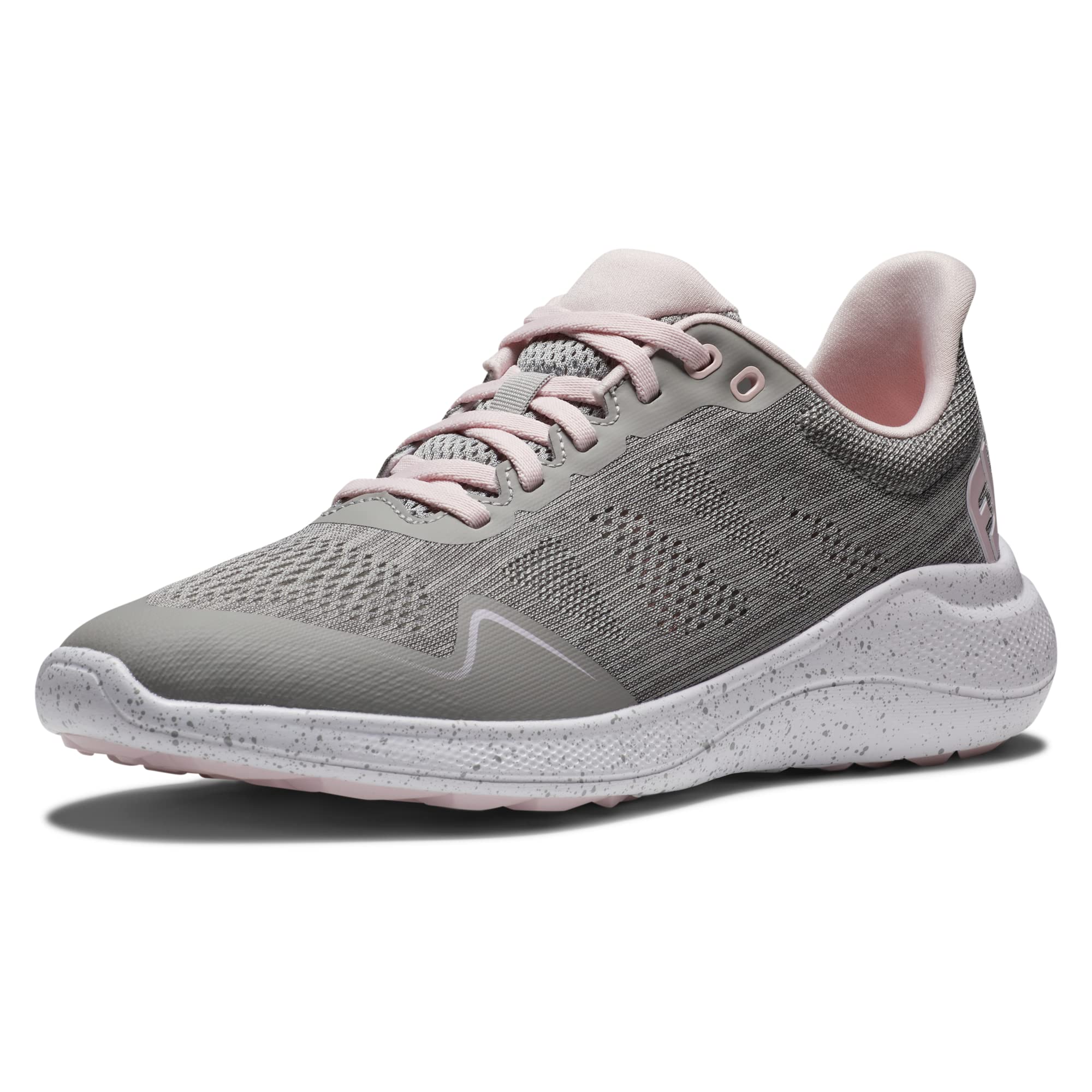 FootJoy Women's FJ Flex Previous Season Style Golf Shoe, Heather Grey/Pink, 6.5 Image FootJoy Women's FJ Flex Previous Season Style Golf Shoe, Heather Grey/Pink, 6.5 Image