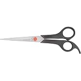 Mundial BP663-5 Red Dot 5.5 in Stainless Steel Lightweight Scissors and Shears with Black Polypropylene Handles