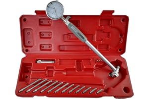 AeKeatDa Dial Indicator Bore Gage 2" - 6" Range(0.001"), Dial Indicator Bore Gage Gauge, Stem Length 6'' with Carbide anvils 
