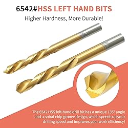 Screw Extractor Set, 37# Cr-Mo & 6542 HSS Steel