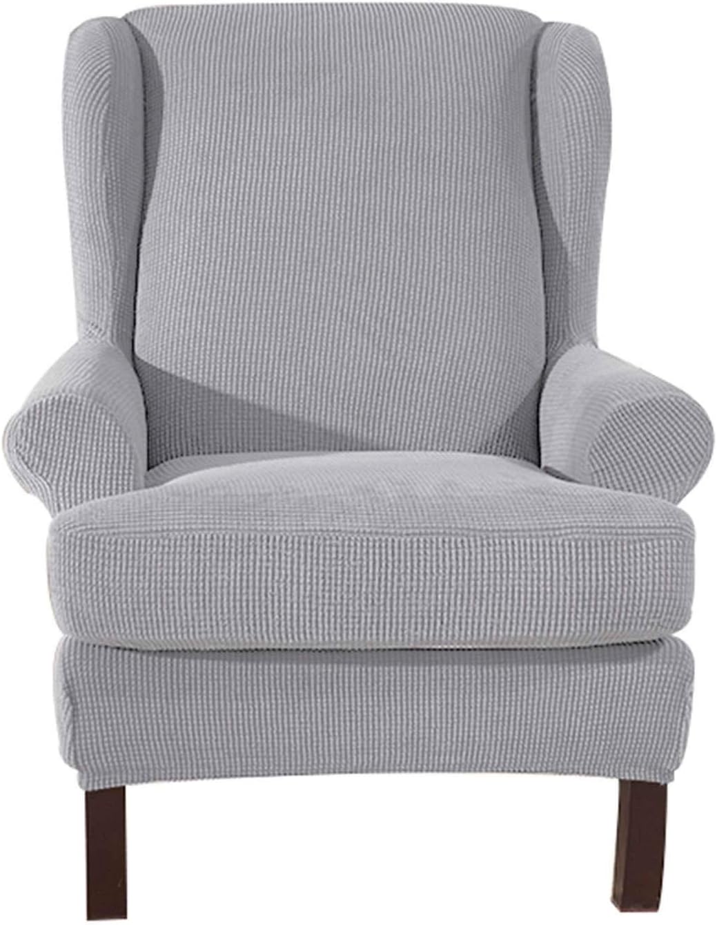 HUNOL Funda Silla ala, 2 Plaza Elástica Funda De Sillón Orejero