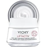 Vichy LiftActiv H.A. Anti-Wrinkle Firming Cream, Anti Aging Face Cream With Vitamin C & Hyaluronic Acid, Smoothing & Firming For Wrinkles, Visibly Plumps Skin & Improves Radiance