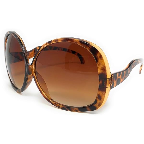 Amazon.com: Brown Gradient Oversize Sunglasses for Women  display picture 1