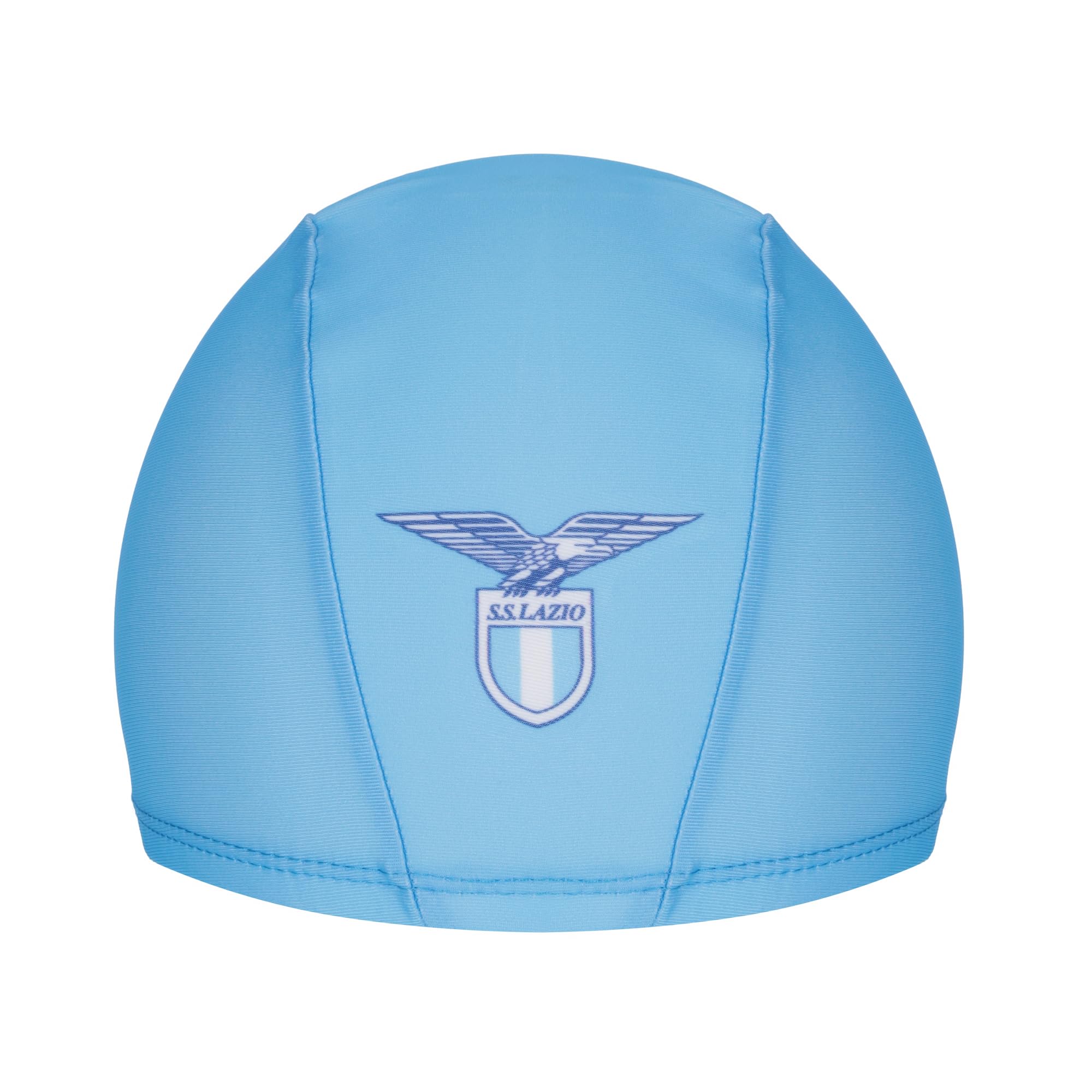 SS Lazio Lycra Swimming Cap for Adults and Children, Official Product, Sky Blue