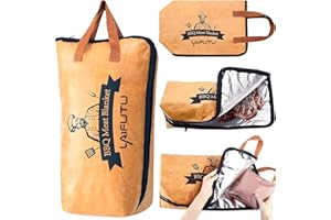 LaifuTu 21" Large Capacity BBQ Blanket for Resting Meat, Reusable Reat Insulated Resting Bag, Smoker Meat Resting Blanket, Brisket Resting Blanket with Wide Mouth for Turkeys, Brisket, Pork Shoulders
