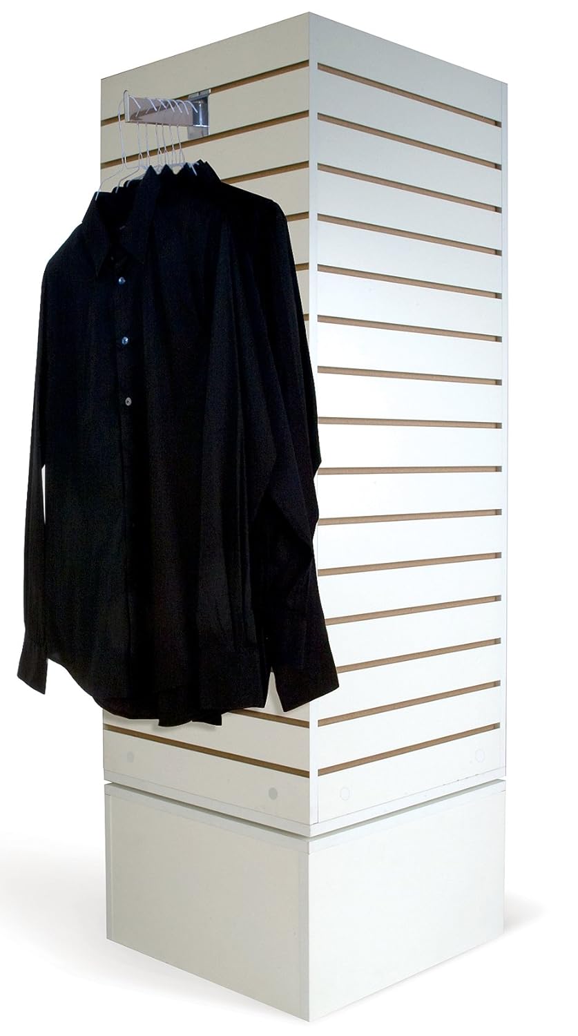 Econoco Slatwall Display Case Rotating Slatwall Display