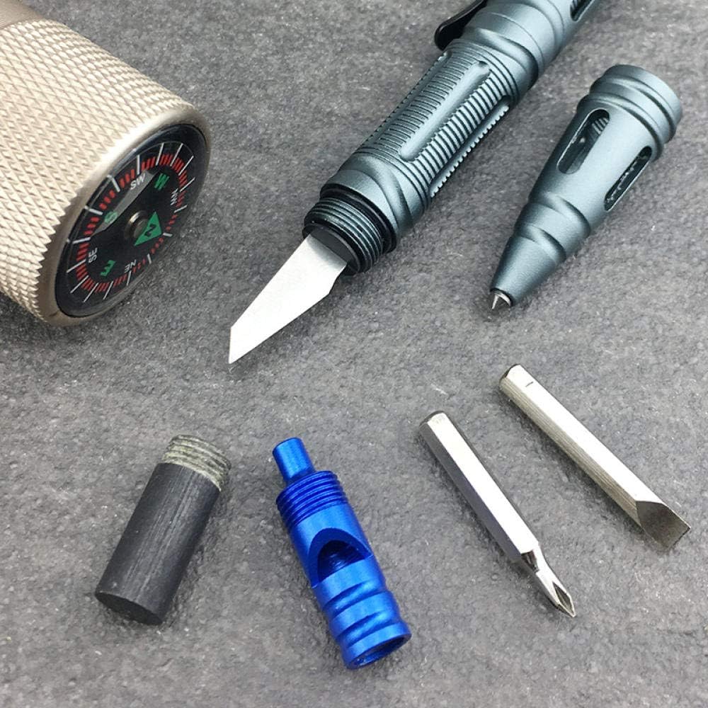 APWY Multifunctional Pen Outdoor Sports Camping Pen Survival Metal Pen