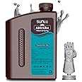 SUNLU 2000G ABS Like Resin for 3D Printer, 405nm UV Curing Photopolymer Rapid 3D Resin for 2K 4K 6K 8K LCD/DLP/SLA 3D Printers, Non-Brittle & High Precision & Low Shrinkage, 2KG, Grey