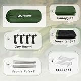 Forceatt 2-Person Camping Tent Waterproof Windproof Pest-Proof Light Weight view 5