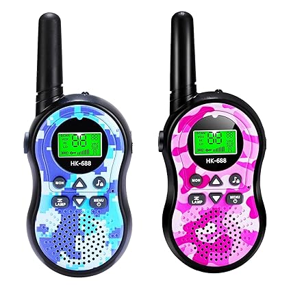 Seameng Walkie Talkies For Kids Best Gifts For Boy Girls Age 3 4 5 6 7 8 9 Toys 22 Channel 2 Way Radio 3 Mile Long Range Outdoor Adventures Camping