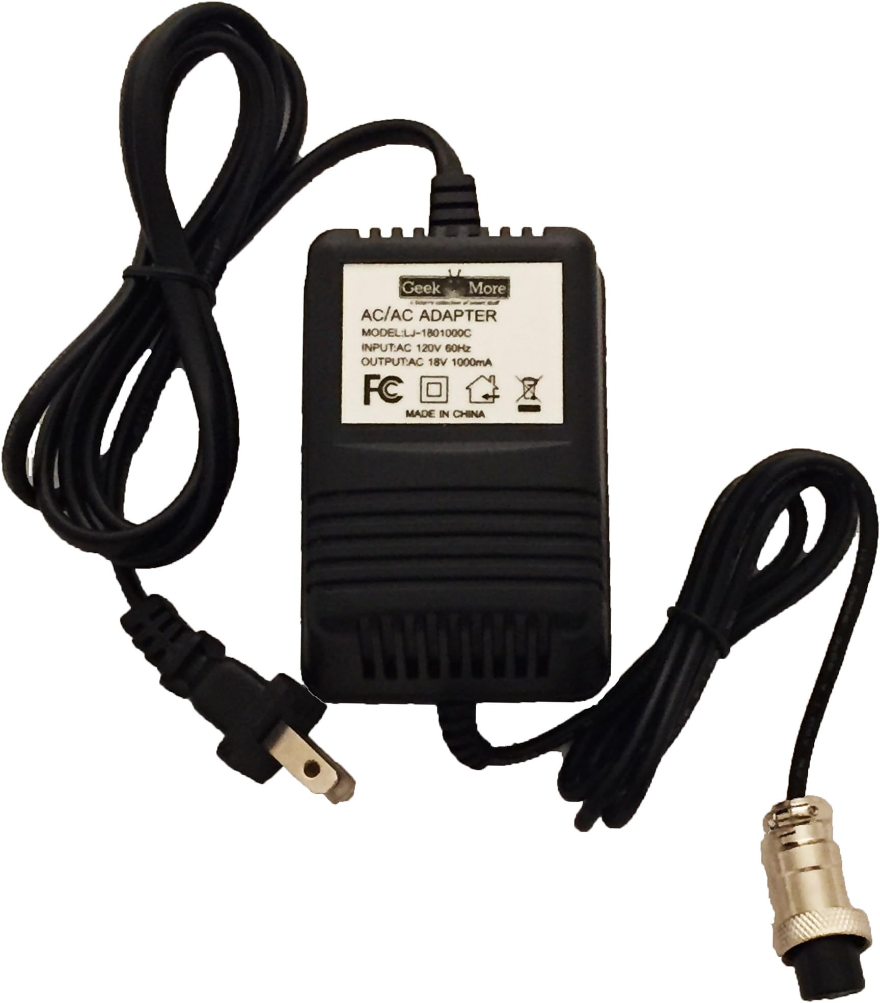 AC Power Supply Adapter - for Alesis MultiMix 6 FX/USB, 8 FX/USB, 12 FX/FXD/USB units