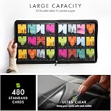 Vault X 12 Pocket Trading Card Binder Zip 480 Cards Green Exo-Tec Album view 4