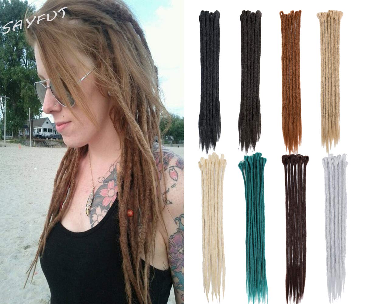 Sayfut 20 Inch 5 30strands Dreadlocks Hair Extensions Women S