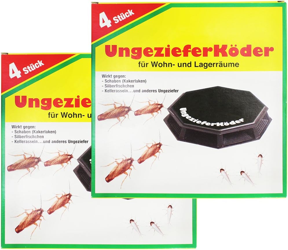 Com Four 8x Ungeziefer Koder Falle Anwendungsfertige Koder Dosen