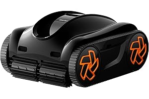 iGarden Pool Cleaner K60, 6H Runtime Cordless Robotic Pool Vacuum, Touch Screen, Smart Navigation, Cleans Floor, Walls, Waterline, Ideal for Above & In-Ground Pools, Self-Parking