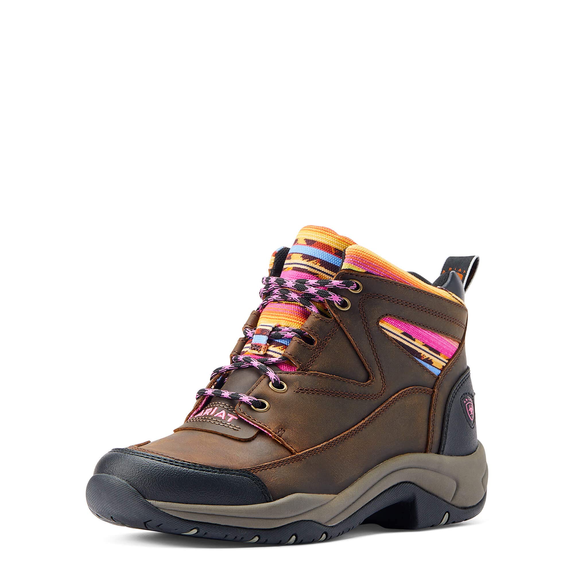 Photo 1 of ARIAT BMVY9 Womens Terrain Boot Canyon Tan/Cheetah Serape 9