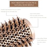 Polly Online Round Hair Brush 45mm Ionic Boar Bristles Gold view 3