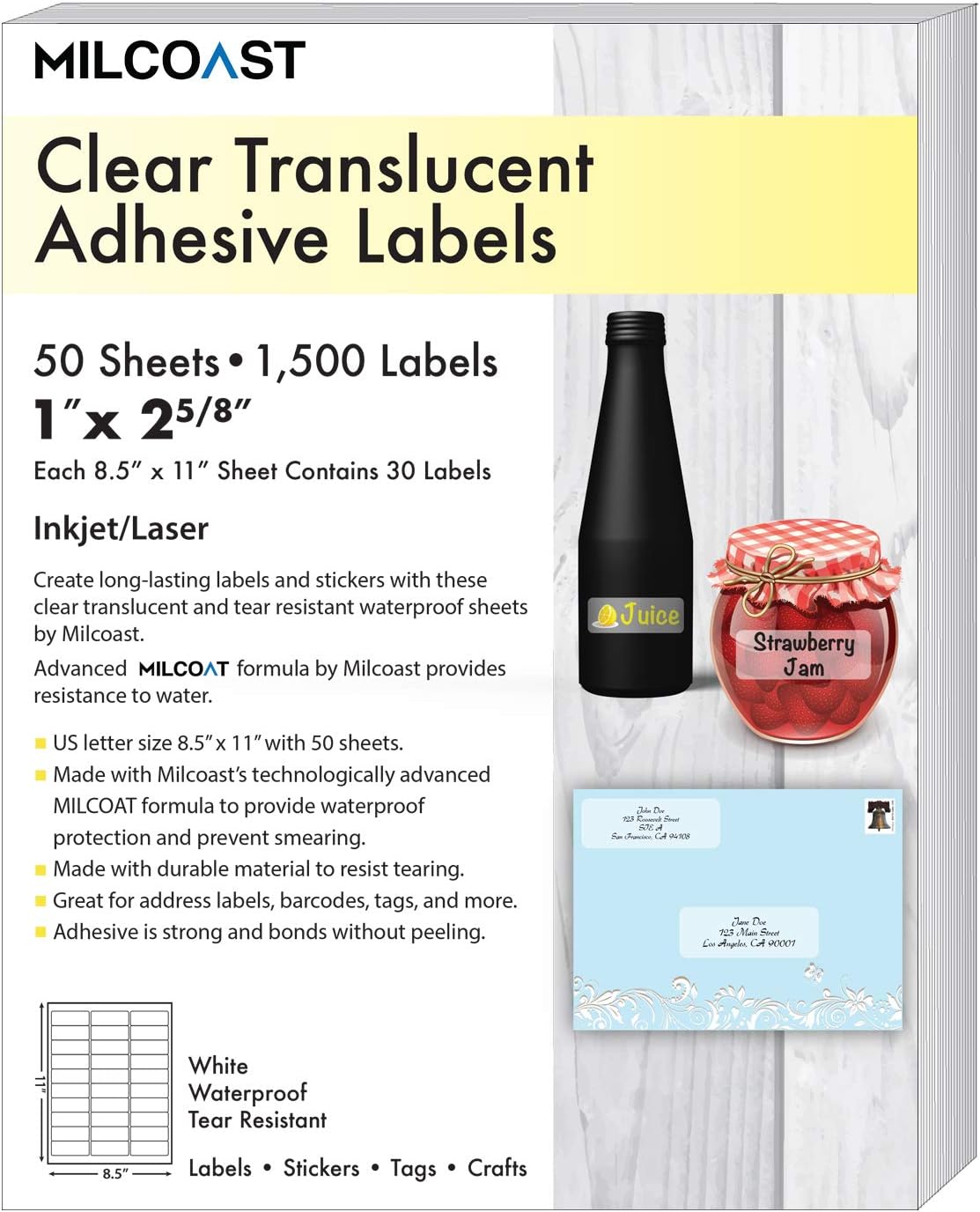 create clear labels