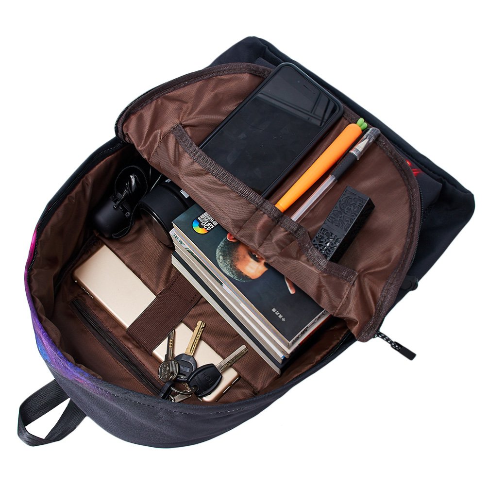 Trendy Funky Back Pack Heavy Duty Padded Knapsack Bag Vivid Colorful Rainbow Unicorn Female Kid Teens Teenage Little Girls Adorable Kid Themed Daypack For Primary Elementary School Kindergarten